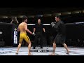 bruce lee vs. wing chun sensei ea sports ufc 4