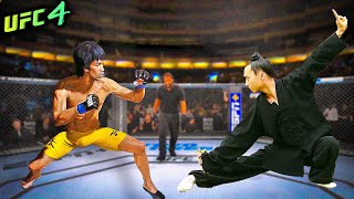 Bruce Lee vs. Wing Chun Sensei (EA sports UFC 4)