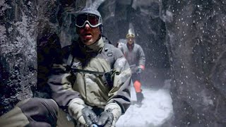 【穷电影】运动员到雪山拍摄纪录片，却拍到不该拍的画面，吓的躲在山洞中