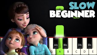 All Is Found - Frozen 2 | SLOW BEGINNER PIANO TUTORIAL + SHEET MUSIC by Betacustic