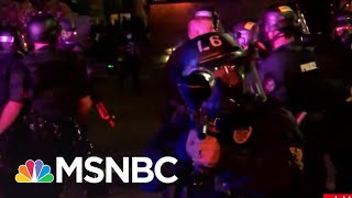 Louisville Police Fire Pepper Bullets At Reporter And Crew | MSNBC