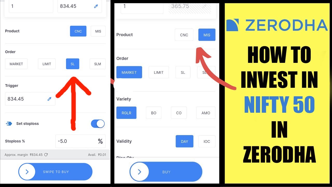 How To Invest In NIFTY 50 In Zerodha (2024) - YouTube