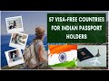 57 visa free countries for Indian passport holders | The Henley Passport Index rankings