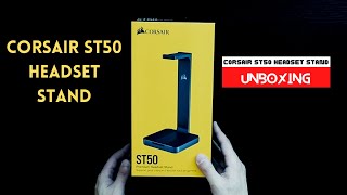 Corsair ST50 Premium Headset Stand Full Unboxing