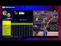 nba 2k25 nba today mode warriors vs spurs full game highlights