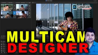 How to create Multicam Designer Effect in Powerdirector?