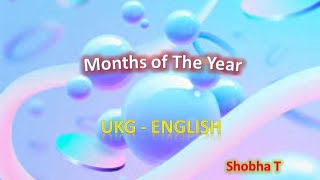 UKG English Months of the Year