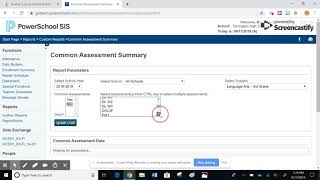 How Administrators can Pull CA Data in PowerSchool