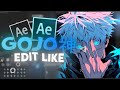 Edit like GOJO神 Tutorial!