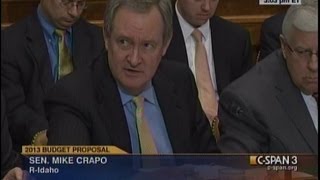 Crapo Calls for Action on Budget