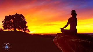 Peaceful Evening Flute Meditation Music | Find Inner Peace \u0026 Calm | Let go of Stress | 432 Hz Bowl