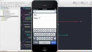 Search Bar Tutorial - Xcode 4.5.1
