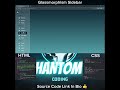 Glassmorphism Sidebar Using HTML & CSS #phantoms #coding