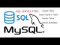 Deleting Database Adding Table in Databases Inserting data in Table deleting Table || SQL Series pt2