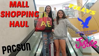 SHOP WITH ME SPENDING MY BIRTHDAY MONEY! MALL SHOPPING HAUL! EMMA AND ELLIE
