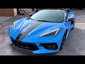 nostalgia hot rods 2020 chevy c8 corvette z51 build part 1 custom paint and engine bay panels