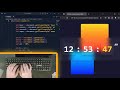 Creating Glassmorphism: Modern Digital Clock UI Design with HTML, CSS, and JavaScript
