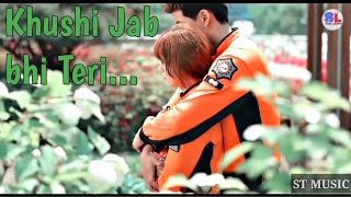 khushi Jab Bhi Teri / Korean mix hindi songs /Jubin Nautiyal/ Lyrics song..