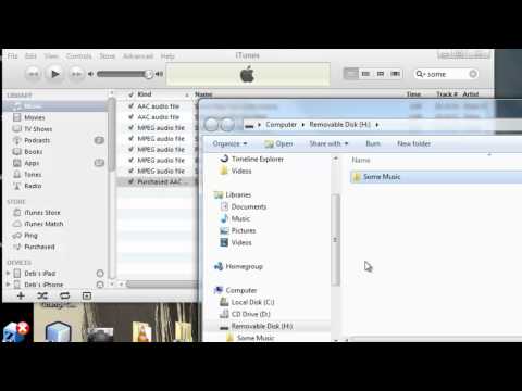 Transferring Music from a Thumb Drive to iTunes Transferring Music from a Thumb Drive to iTunes