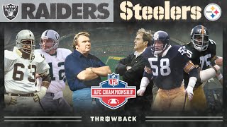 Frozen Fight Between Iconic Rivals! (Raiders vs. Steelers 1975, AFC Championship)