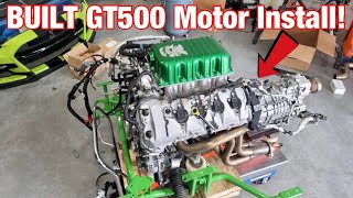 Installing a Built 2020 GT500 Motor in 5 Minutes + K Member!