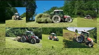 HEUERNTE im Extrem steilen Gelände (Steyr Kompakt 375)