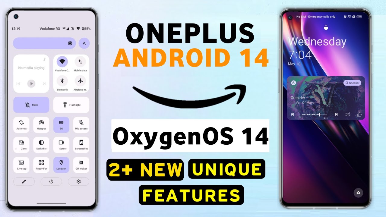 Oneplus OxygenOS 14 Android 14 Update Features | For Nord 2 5G,Ce 2 5G ...