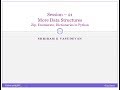Session 21 : Data Structures - Dictionary, Zip and Enumerate in Python