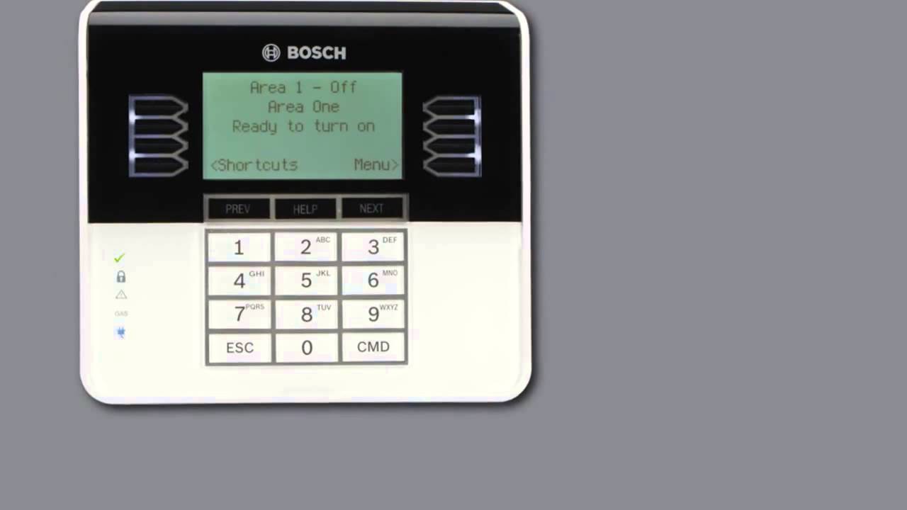 Bosch B Series Keypad Operation B930 Keypad Overview - YouTube