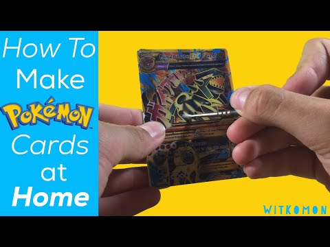 How to Make Your Own Pokemon Cards at Home! How to Make Your Own Pokemon Cards at Home!