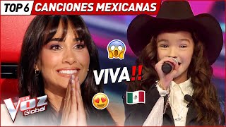 Música MEXICANA en La Voz Kids