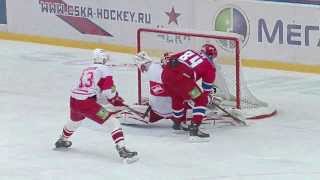 Шестёркин остановил Фролова / Shestyorkin denies Frolov's 1-on-1 effort