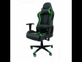 cadeira gamer thunder preto e verde r$799 00