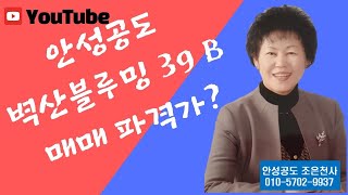 공도벽산블루밍39평 비타입 101동고층이 이가격에?