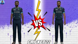 Rahul Tewatia vs Rashid Khan - Whose Wicket Was Better? - Cricket 22 #Shorts - RahulRKGamer