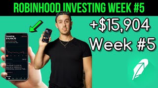 ROBINHOOD STOCK PORTFOLIO UPDATE | Dividend Income Investing Week #5