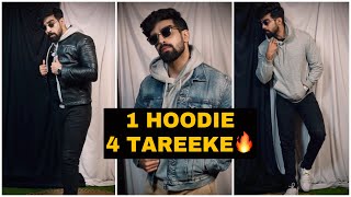 1 HOODIE *4 TAREEKE* 🔥 #hoodie #shorts