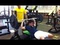 my 60kg bench press workout