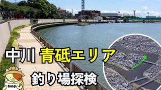 「中川・青砥エリア 川沿いテラス」釣り場探検｜ウナギも釣れる足場のいい釣り場