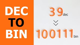 Decimal to Binary Conversion (with practice problems)
