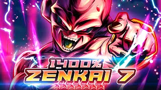 Z7, 1400%, 14* LF KID BUU IS A STRONG ZENKAI! THE BUBBLE GUM DEMON RETURNS! | Dragon Ball Legends