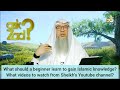 What should beginner learn 2 gain islamic knowledge What videos 2 watch from my channel Assimalhakee