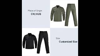 Black Uniform Outdoor Security Guard Uniforms  | Canton Fair