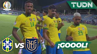 ¡GOOOL! ¡LO BAILA BRASIL! Militão marca | Brasil 0-0 Ecuador | Copa América 2021 | Grupo B-J5 | TUDN