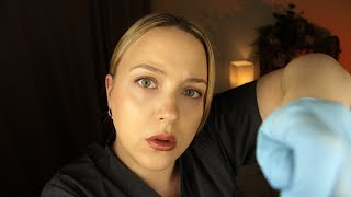 ASMR Chiropractic Physical Assessment with Skin Cracking & Pulling Roleplay