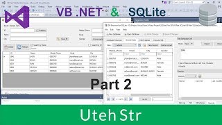 Visual Basic .NET | VB .NET with SQLite Database | CRUD | Part 2