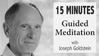 15 Minute Guided Meditation with Joseph Goldstein