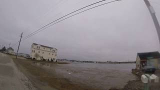 High Tide on Island Path in Hampton, NewHampshire - April 2017 - Seacoast Nation NH