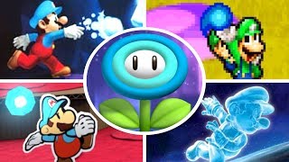 Evolution of Ice Flowers in Mario Games (2005 - 2018)