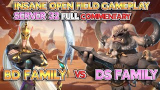 [PvP Commentary] Server 32!! BD Family vs DS Family! INSANE OPEN FIELD!! BEHEMOTHS - #callofdragons